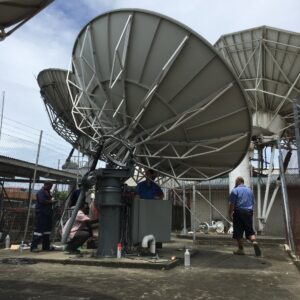 4.5m C Band Inclined Orbit Satellite Dish System