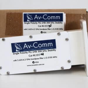 Av-Comm L1517 C Band 3.625-4.2GHz Filtered PLL LNB +/-300kHz