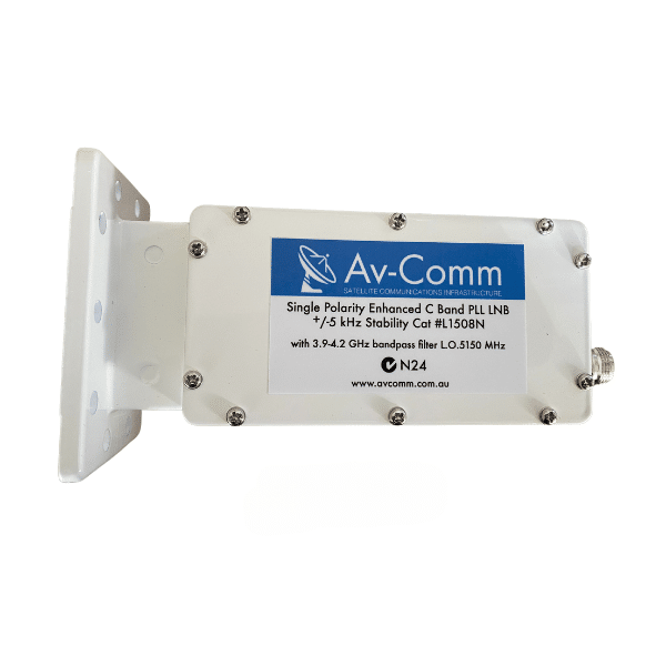 Av-Comm L1508N Enhanced C Band 5G Filtered PLL LNB 3.9-4.2GHz +/-5kHz