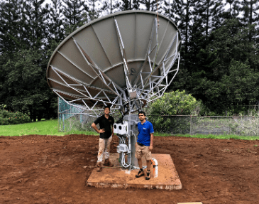 Norfolk Telecom C Band Earth Station & Primary Internet Gateway Project