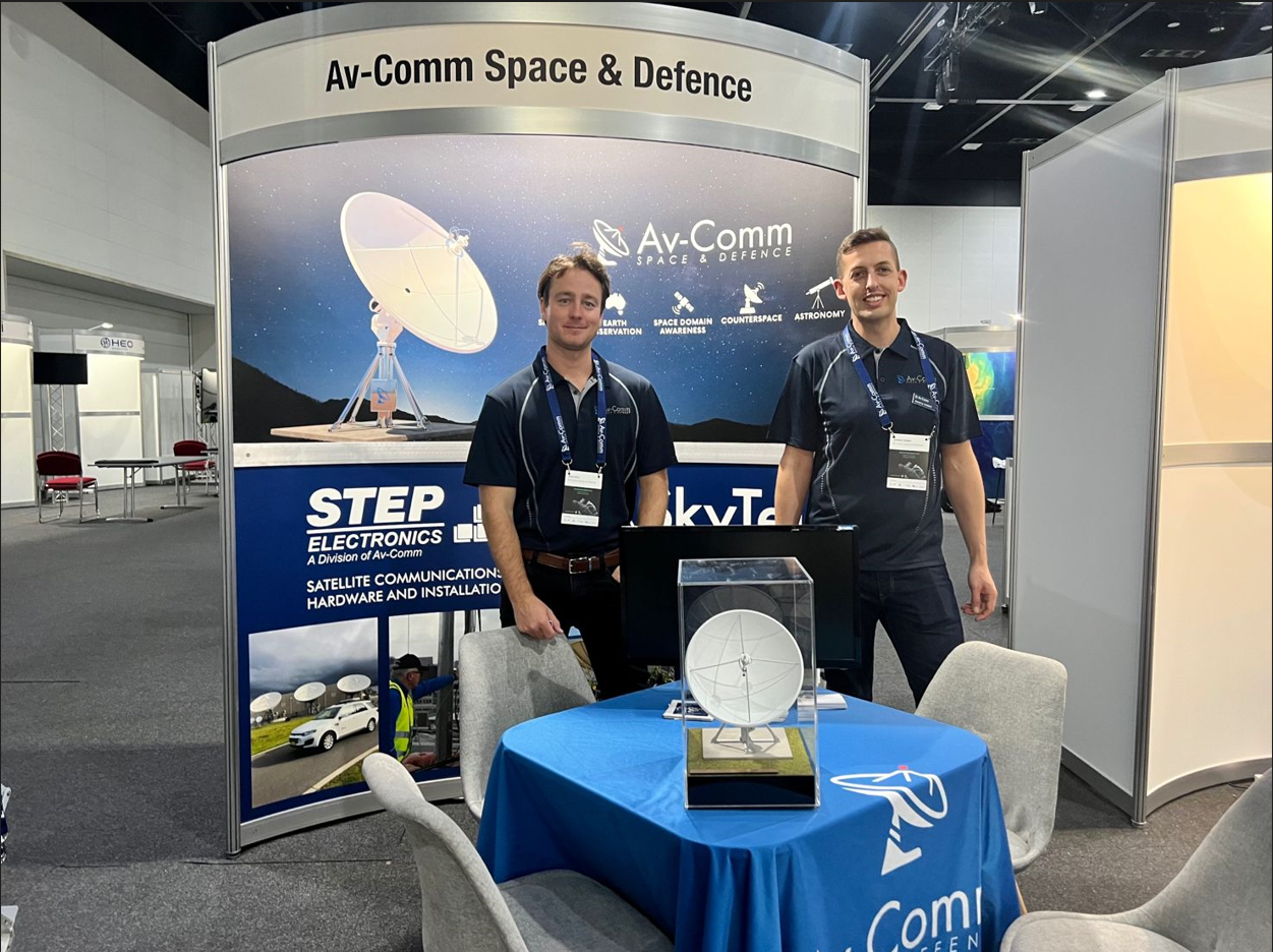 Av-Comm Exhibits at the 14th Australian Space Forum and Features on Australia in Space TV