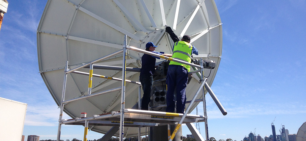 Andrew 6.5m Satellite Dish Refurbishment