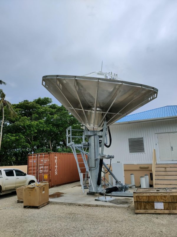 CPI 6.3m Limited Motion Earth Station Antenna