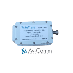 Av-Comm L1406 X Band PLL LNB 7.75-8.5GHz